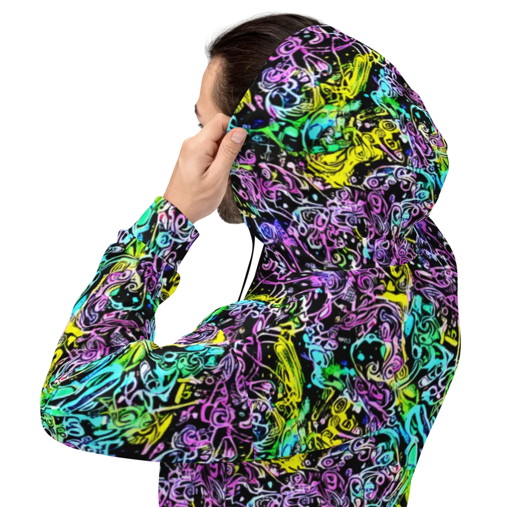 Psychic Graffiti on Hoodie — Back