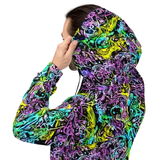 Psychic Graffiti on a Hoodie
