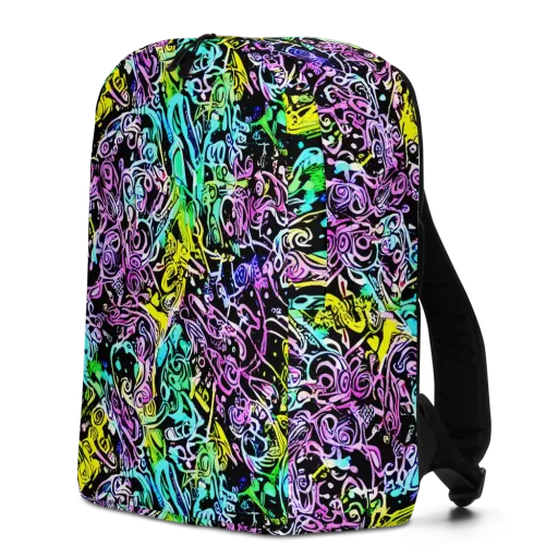 Psychic Graffiti on a Minimalist Backpack