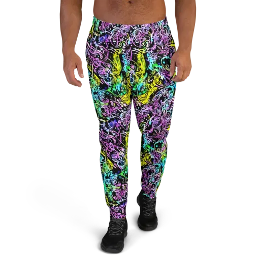 Psychic Graffiti on a Men's Joggers