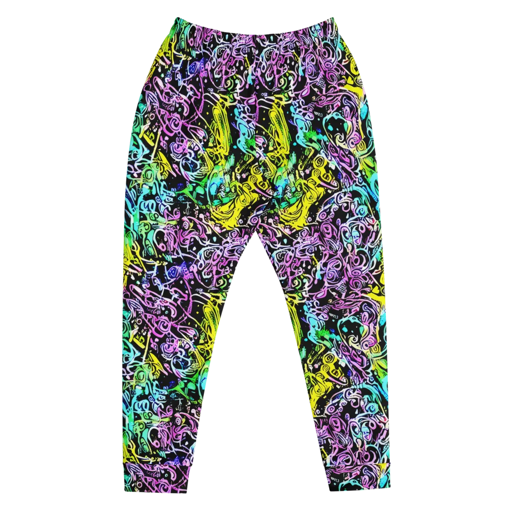 Psychic Graffiti on Men's Joggers — Front