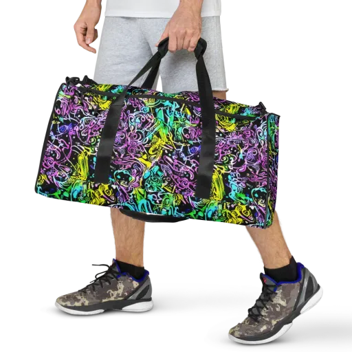 Psychic Graffiti on a Duffle Bag
