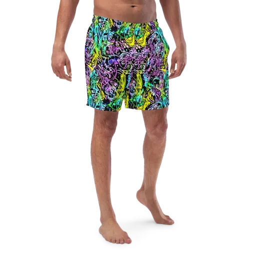 Psychic Graffiti on a Swim Trunks