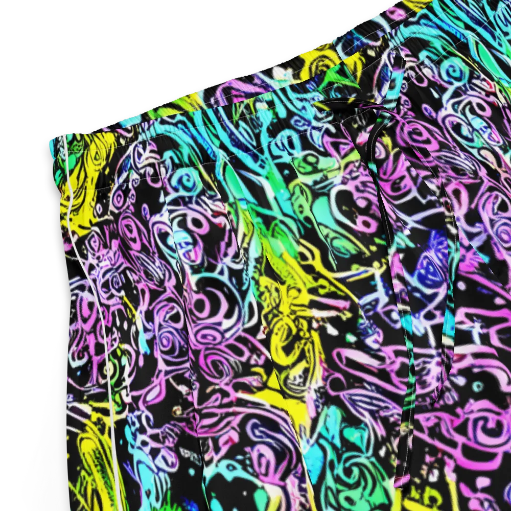 Psychic Graffiti on Women's Pajama Shorts — Product details
