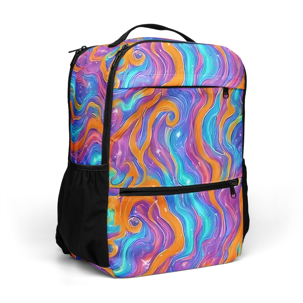Citrus Coil on Utility Backpack — Right Front