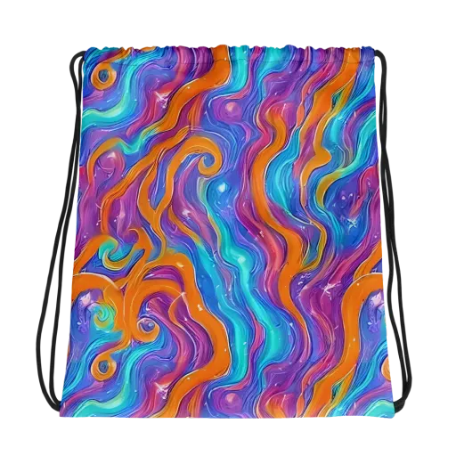 Citrus Coil on a Drawstring Bag