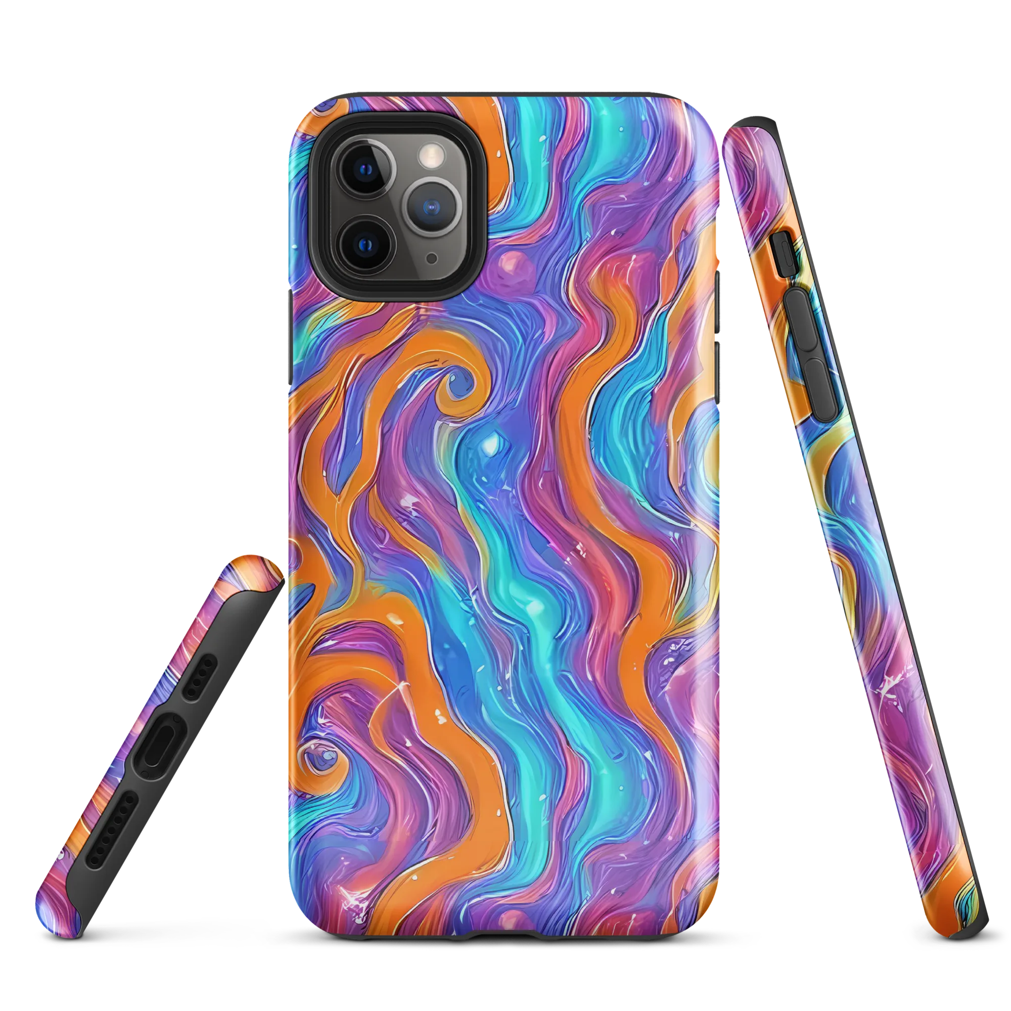 Citrus Coil on Tough Case for iPhone® — Front