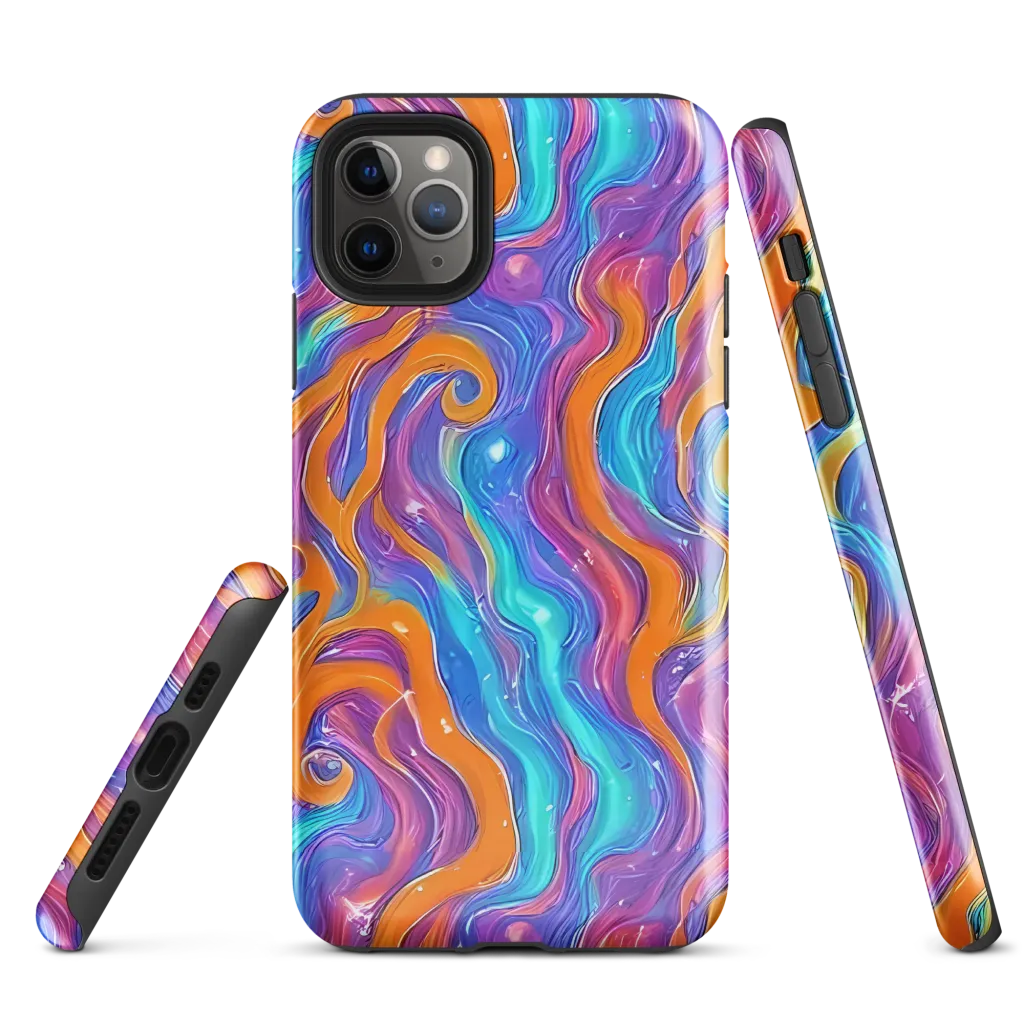 Citrus Coil on Tough Case for iPhone® — Front