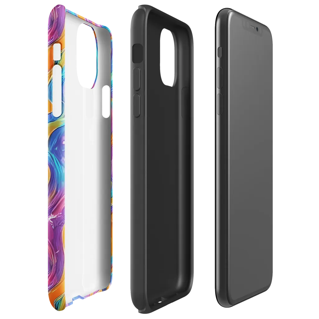 Citrus Coil on Tough Case for iPhone® — Right
