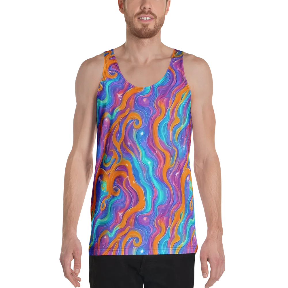 Citrus Coil on Men's Tank Top — Front