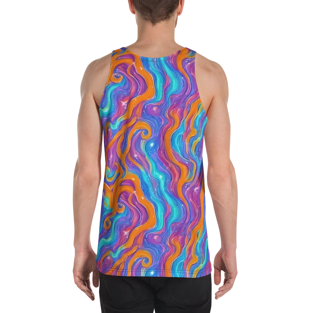 Citrus Coil on Men's Tank Top — Back