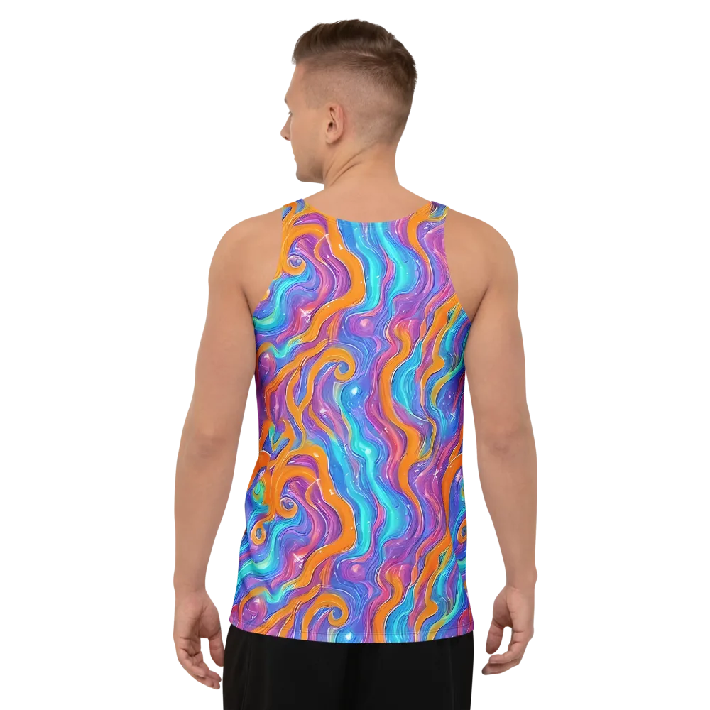 Citrus Coil on Men's Tank Top — Back