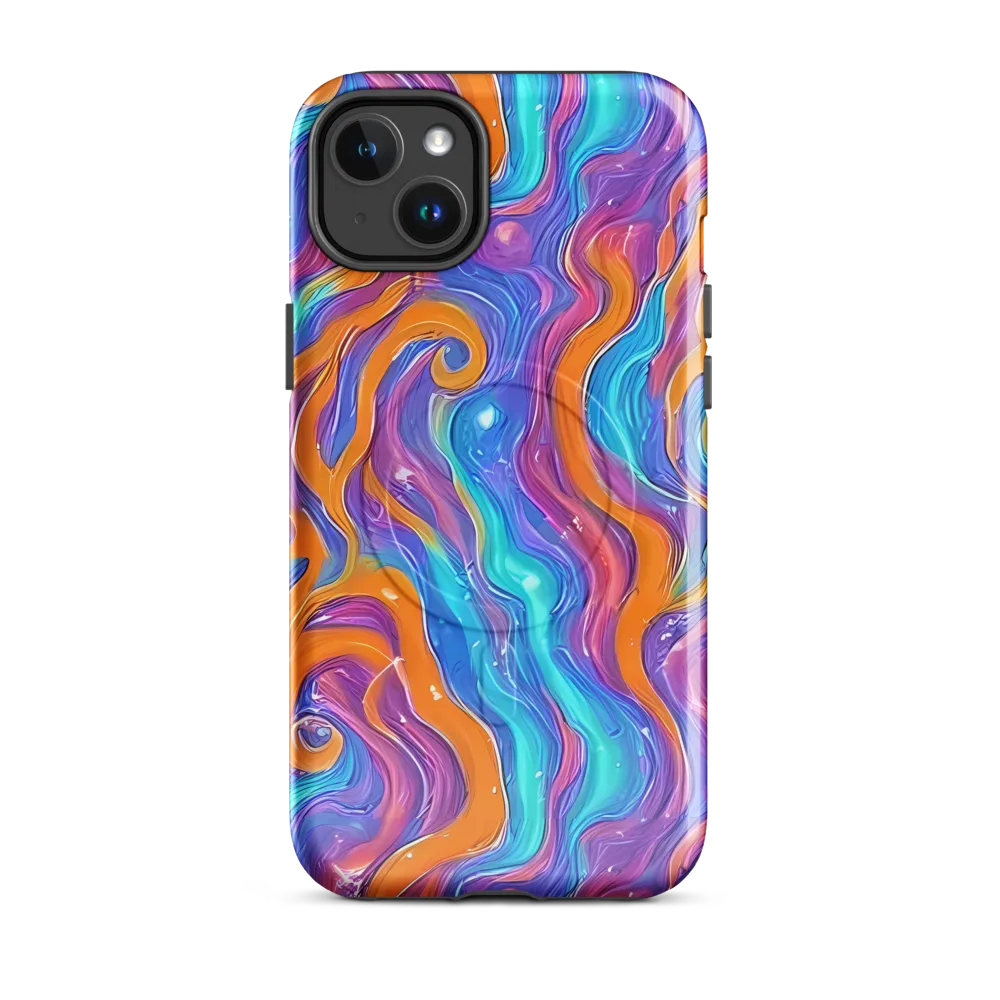 Citrus Coil on MagSafe Tough Case for iPhone® — Front