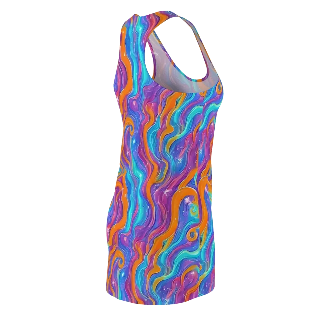 Citrus Coil on Racerback Dress — Back Side