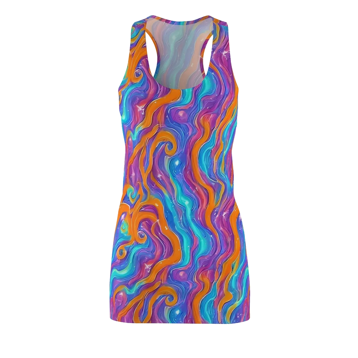 Citrus Coil on Racerback Dress — Front