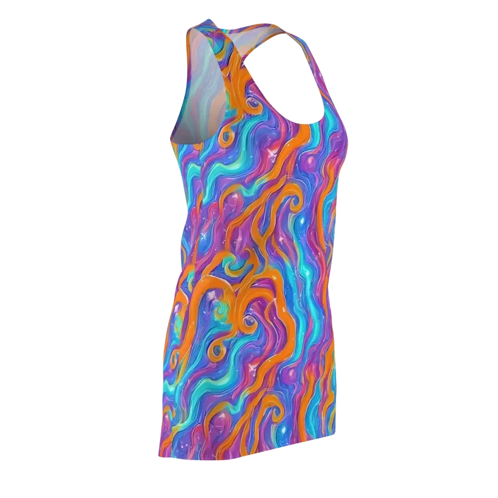 Citrus Coil on Racerback Dress — Front Side