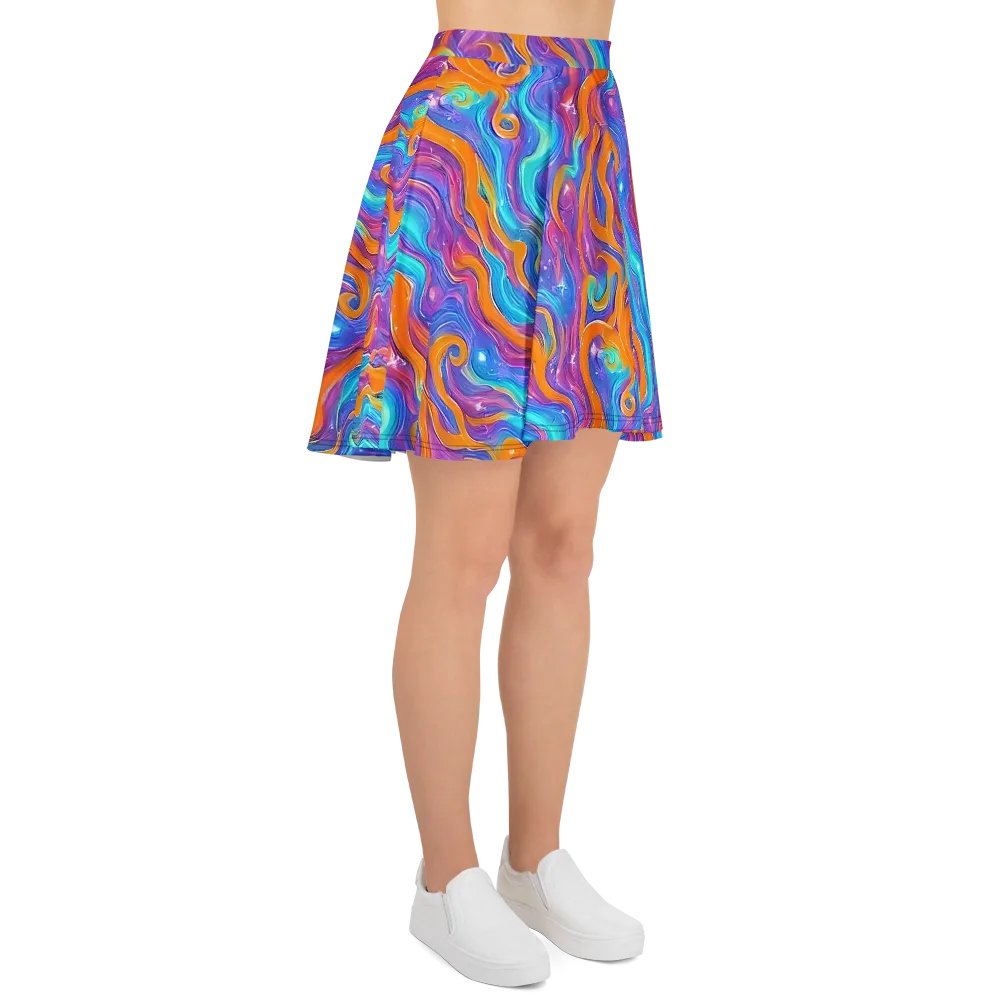 Citrus Coil on Skater Skirt — Right