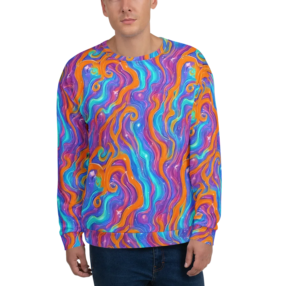 Citrus Coil on Sweatshirt — Front