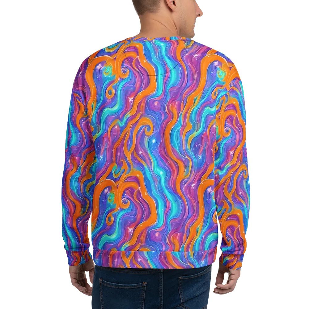 Citrus Coil on Sweatshirt — Back