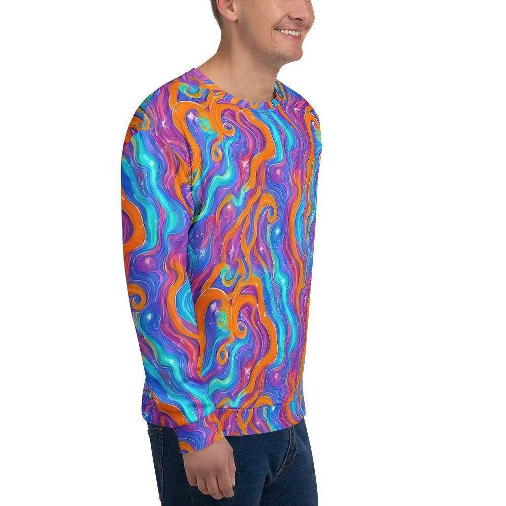 Citrus Coil on Sweatshirt — Right Front
