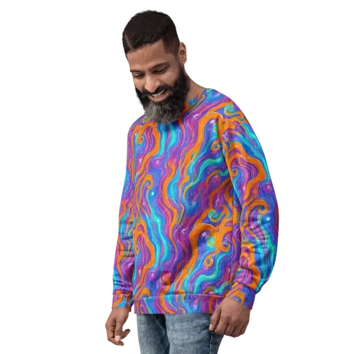 Citrus Coil on a Sweatshirt
