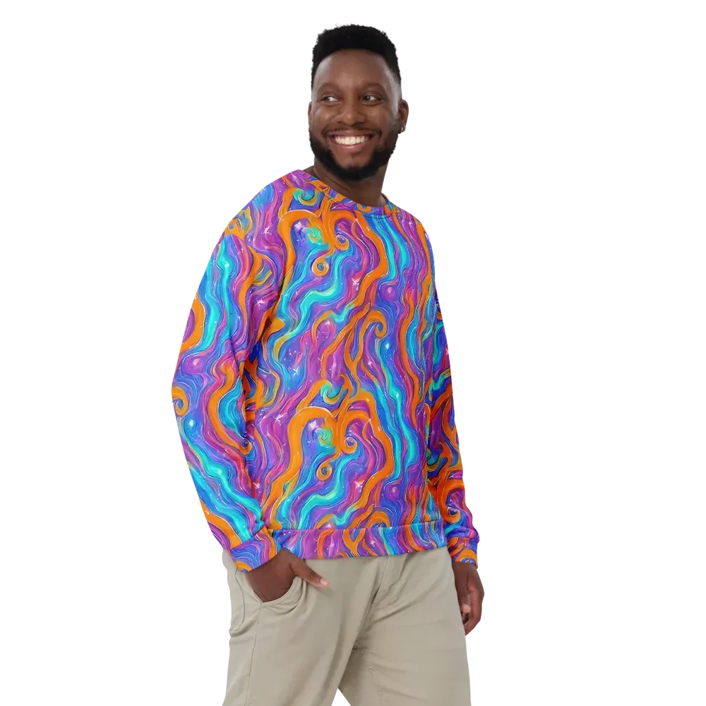 Citrus Coil on Sweatshirt — Front