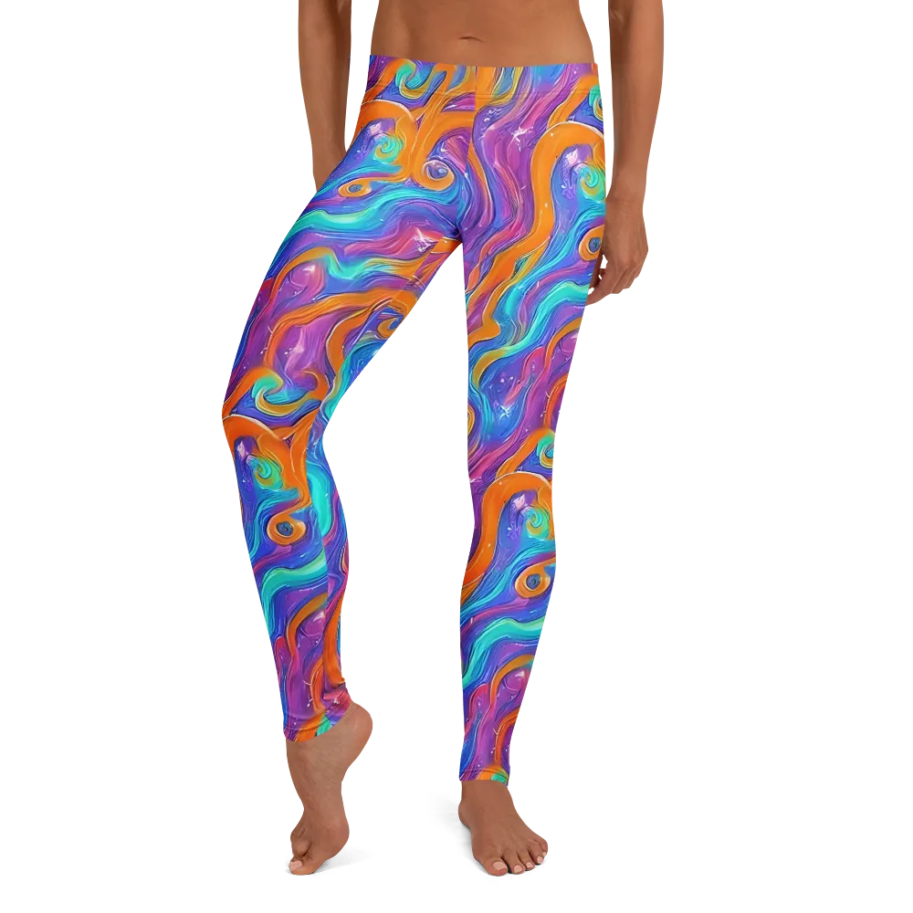 Citrus Coil on Leggings — Front