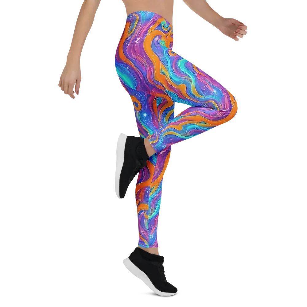 Citrus Coil on Leggings — Right