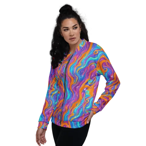 Citrus Coil on a Bomber Jacket
