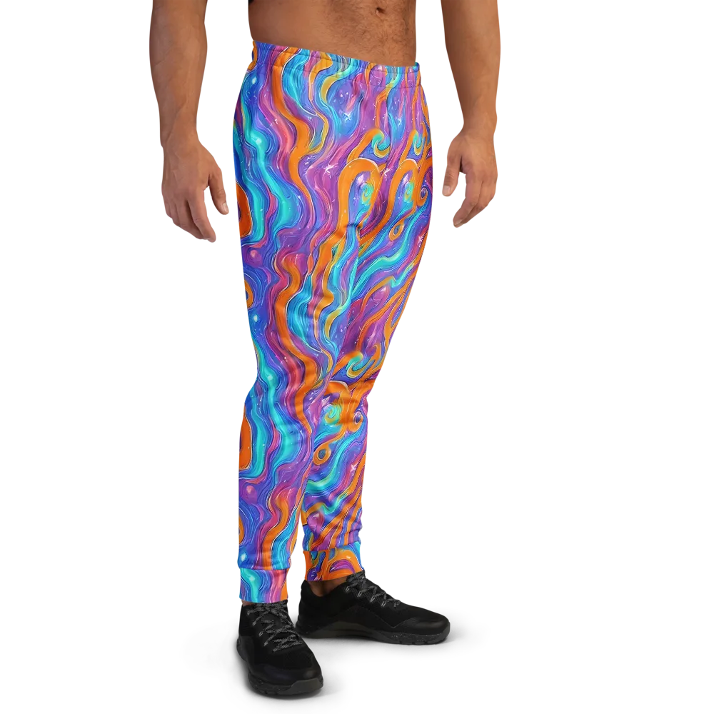 Citrus Coil on Men's Joggers — Right