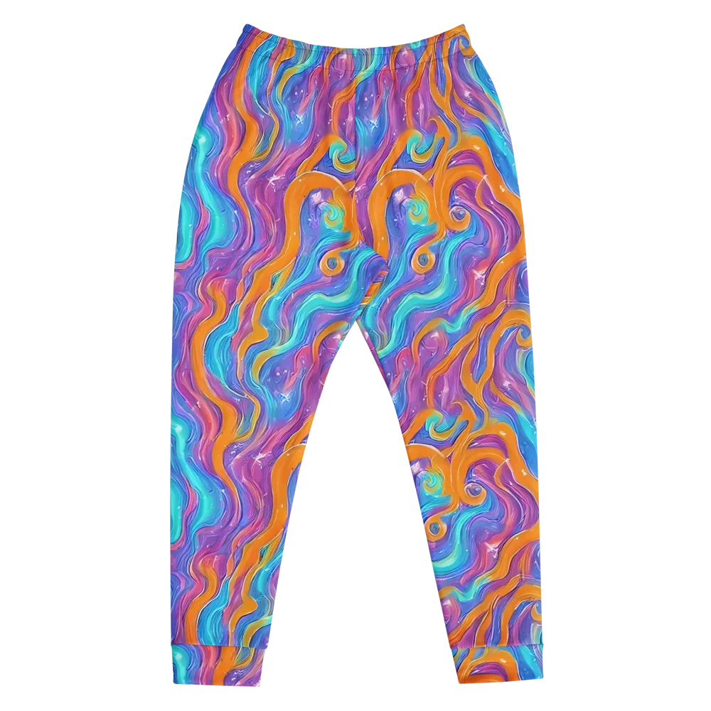 Citrus Coil on Men's Joggers — Front