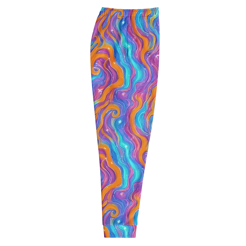 Citrus Coil on Men's Joggers — Right