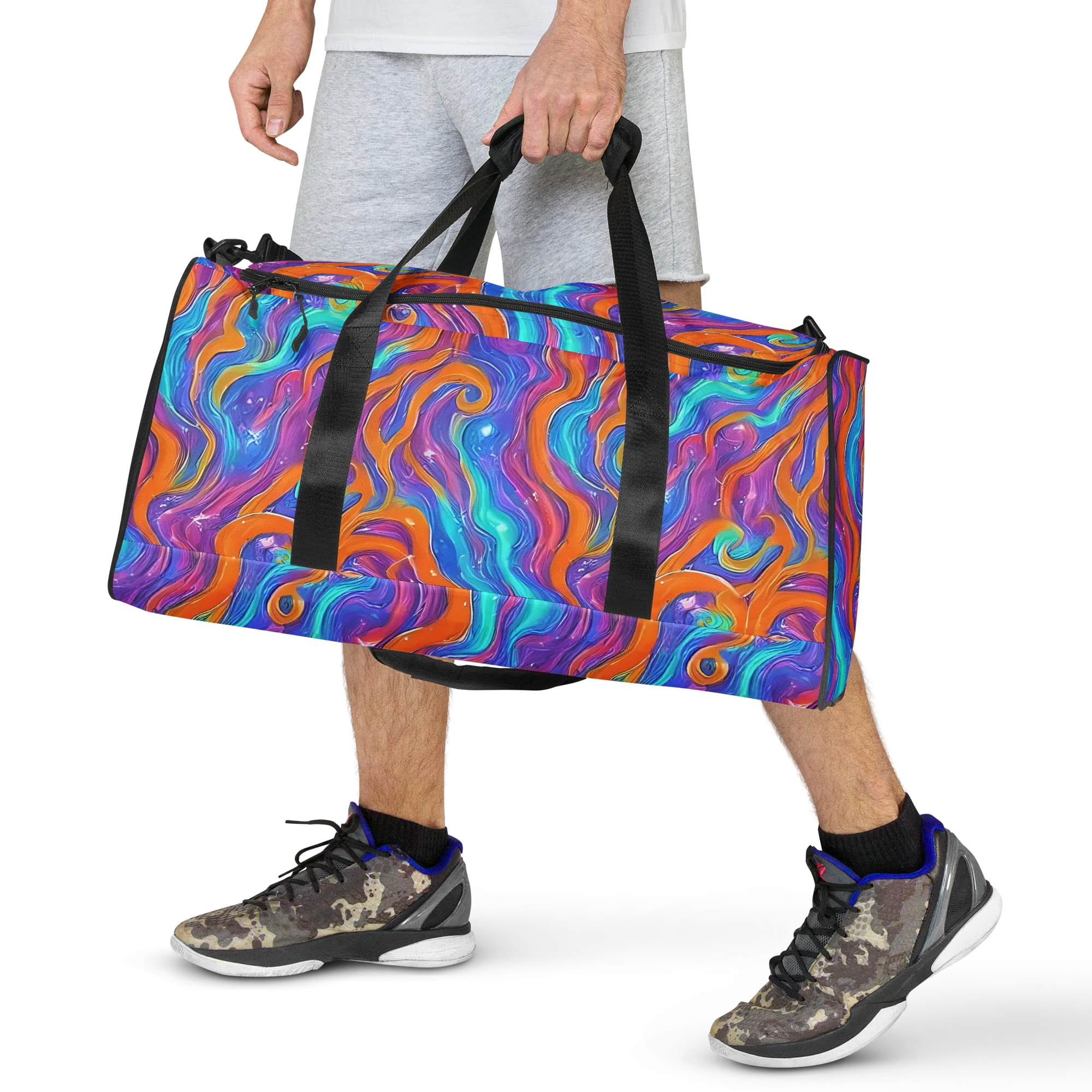 Citrus Coil on Duffle Bag — Front