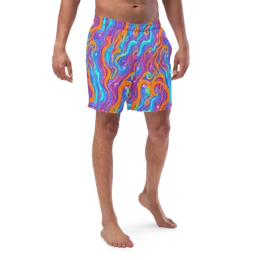 Citrus Coil on a Swim Trunks