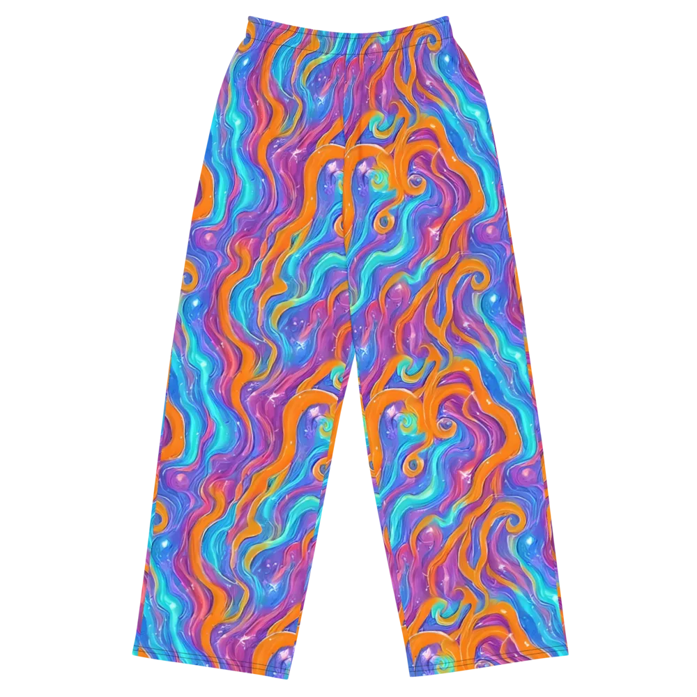 Citrus Coil on Wide-Leg Pants — Front