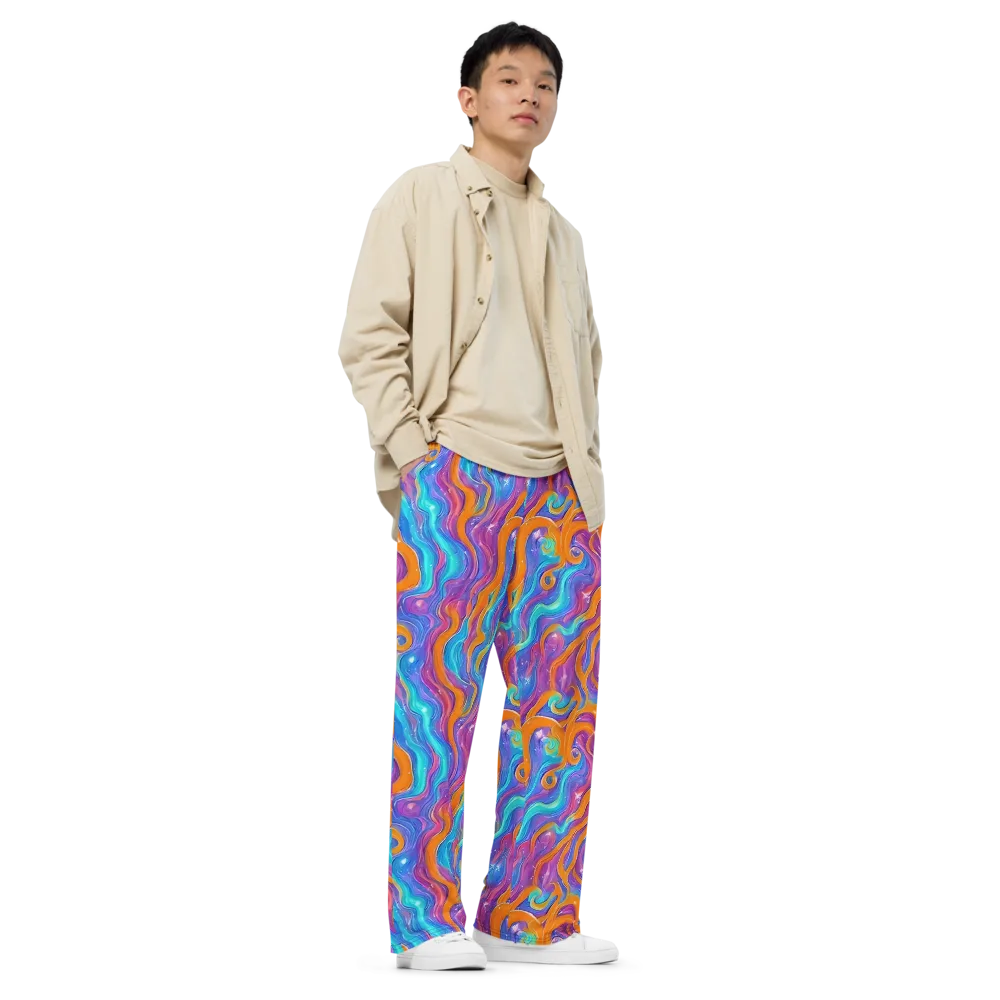 Citrus Coil on Wide-Leg Pants — Right Front