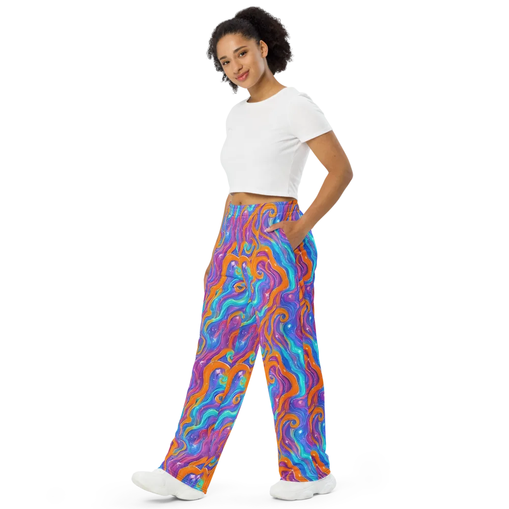 Citrus Coil on Wide-Leg Pants — Left Front