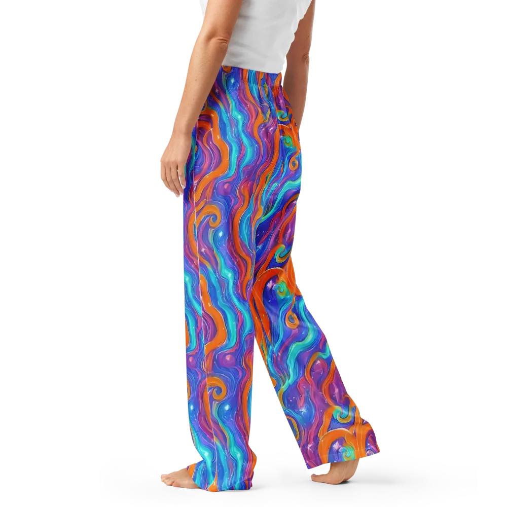 Citrus Coil on Women's Pajama Pants — Left