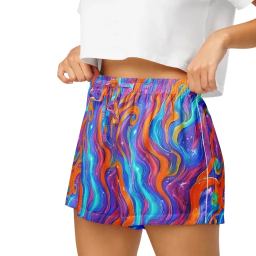 Citrus Coil on a Women's Pajama Shorts