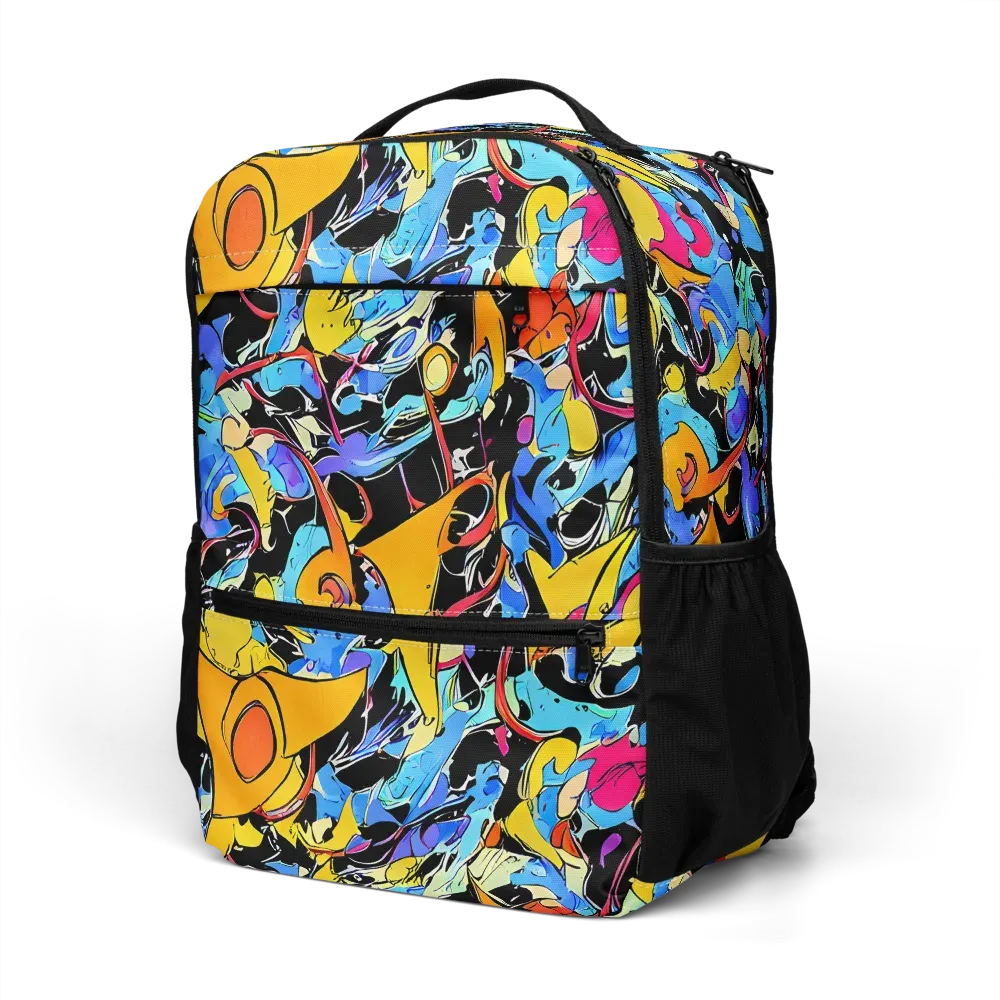 Atomic Whirl on Utility Backpack — Left Front