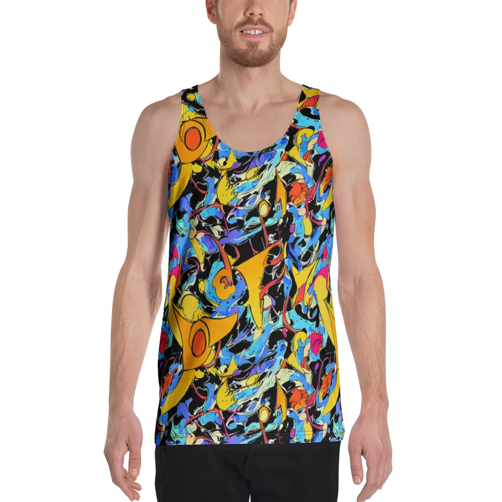 Atomic Whirl on Men's Tank Top — Front