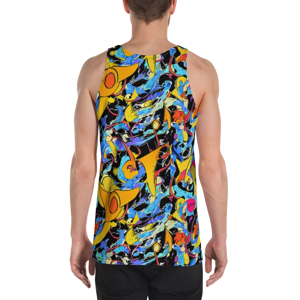 Atomic Whirl on Men's Tank Top — Back