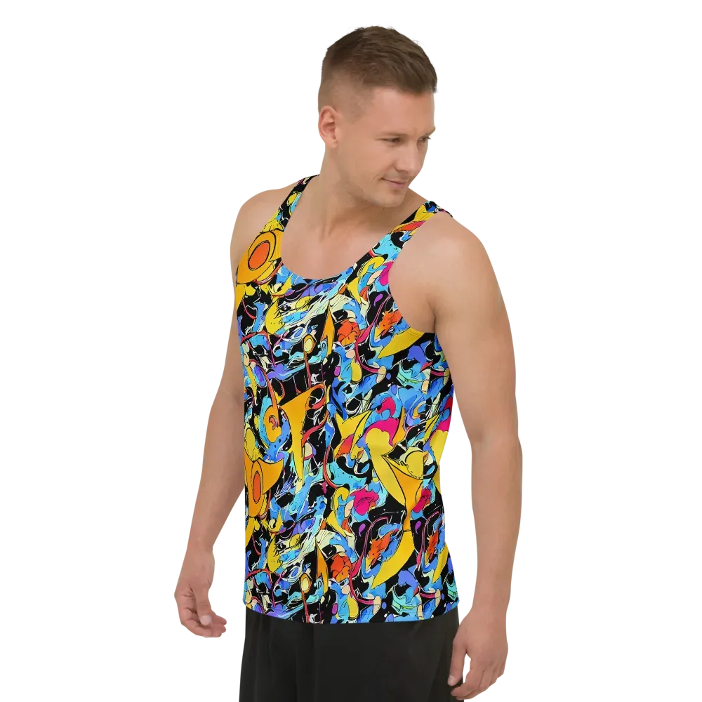 Atomic Whirl on Men's Tank Top — Left Front