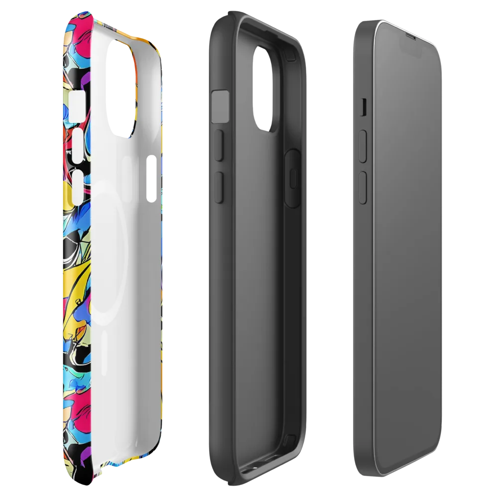 Atomic Whirl on MagSafe Tough Case for iPhone® — Front