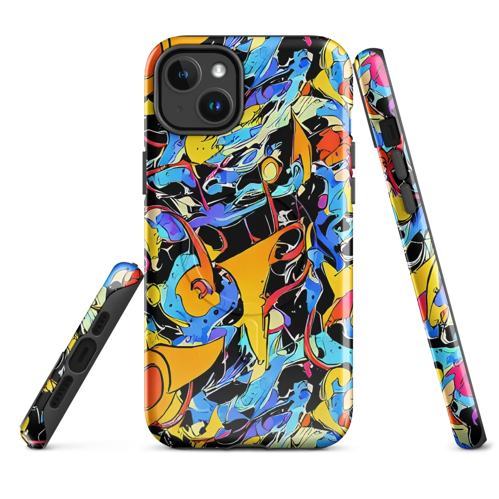 Atomic Whirl on MagSafe Tough Case for iPhone® — Front