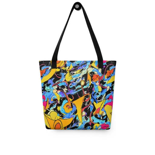 Atomic Whirl on a Tote Bag