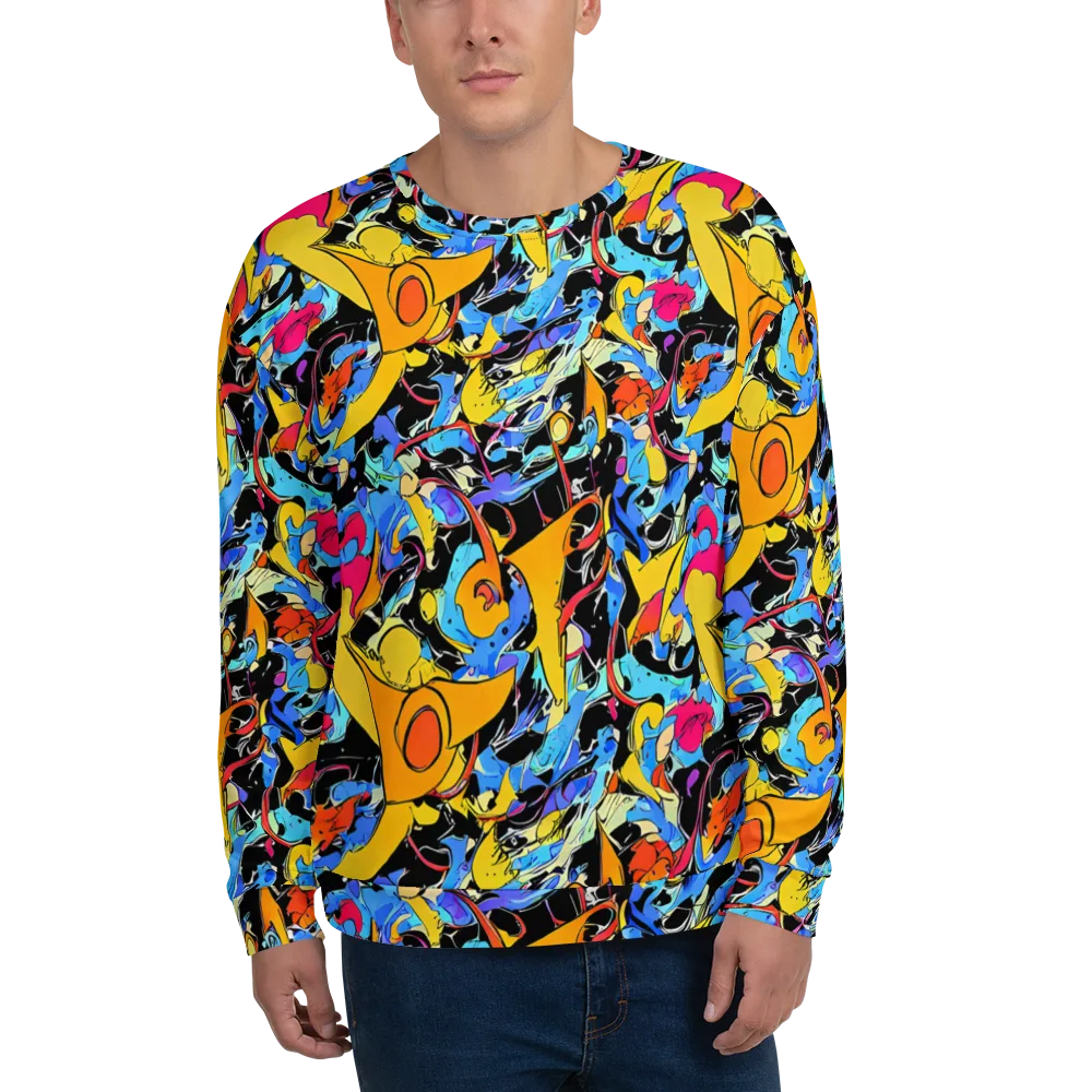 Atomic Whirl on Sweatshirt — Front