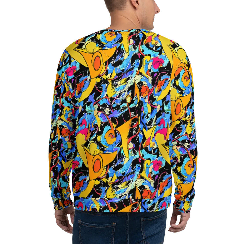 Atomic Whirl on Sweatshirt — Back