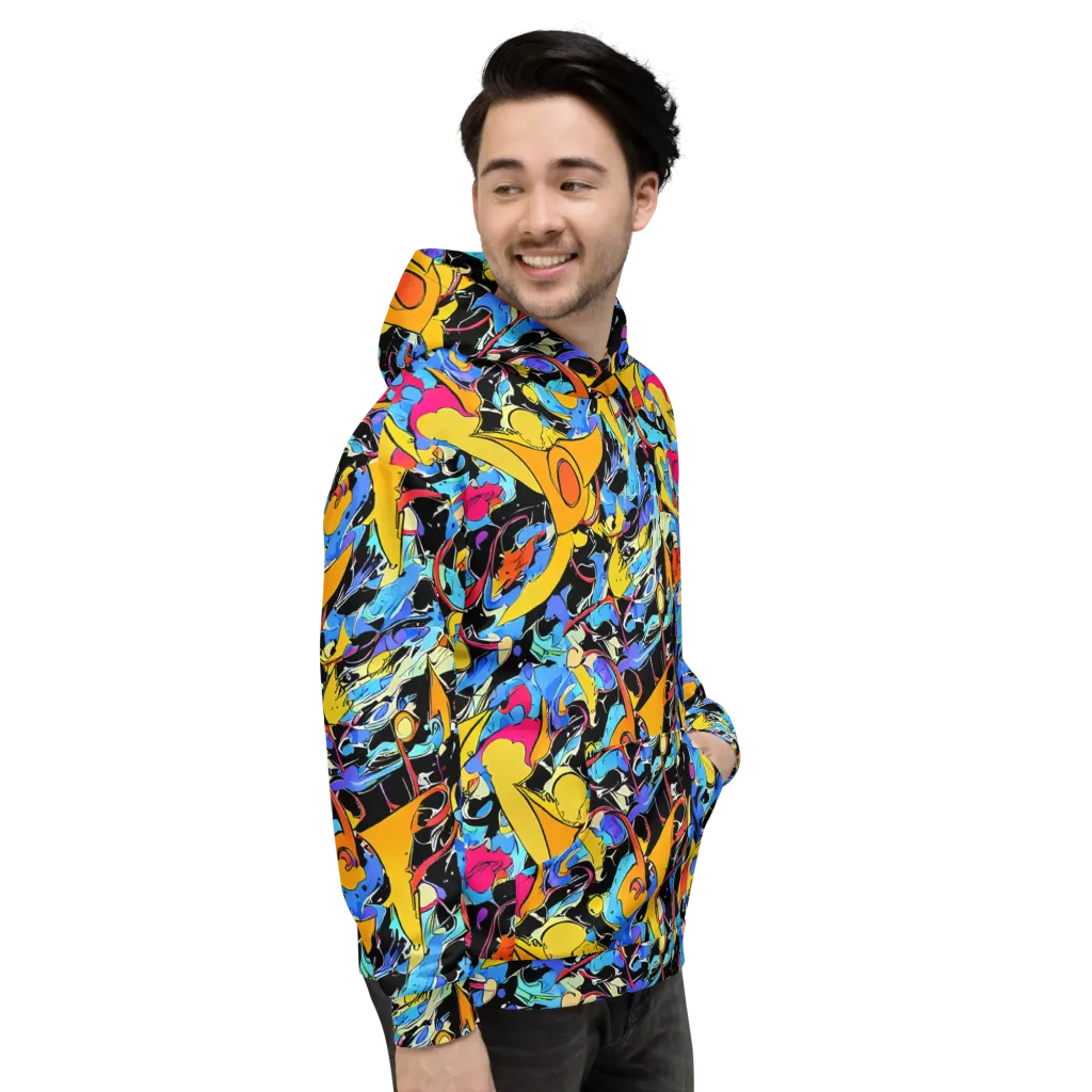 Atomic Whirl on Hoodie — Right
