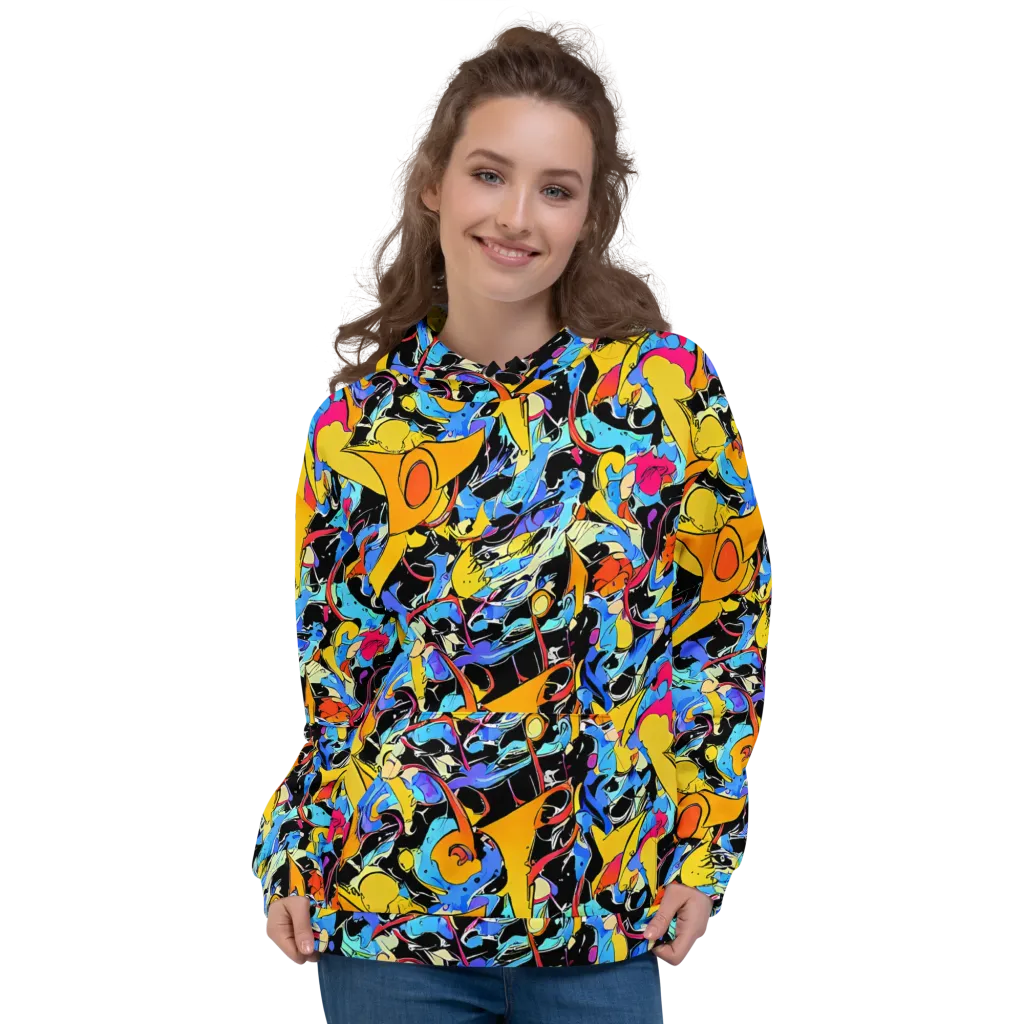 Atomic Whirl on Hoodie — Front